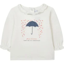 T-shirt Med Tryck Corail>Tartine et Chocolat Discount