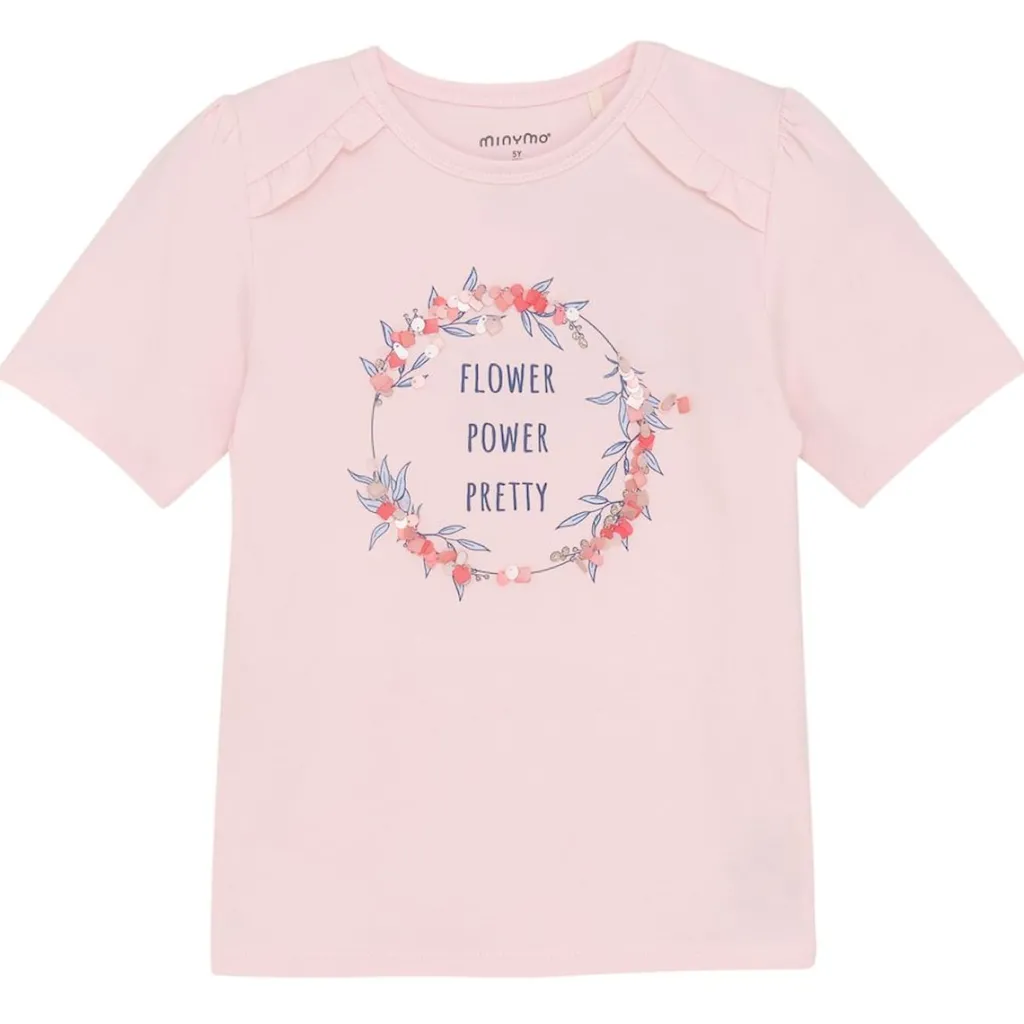 T-shirt Pink Dogwood>Minymo New