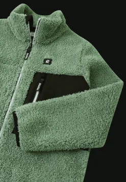Turilas Sherpa Fleece Jacka Beige Green Clay>Reima New