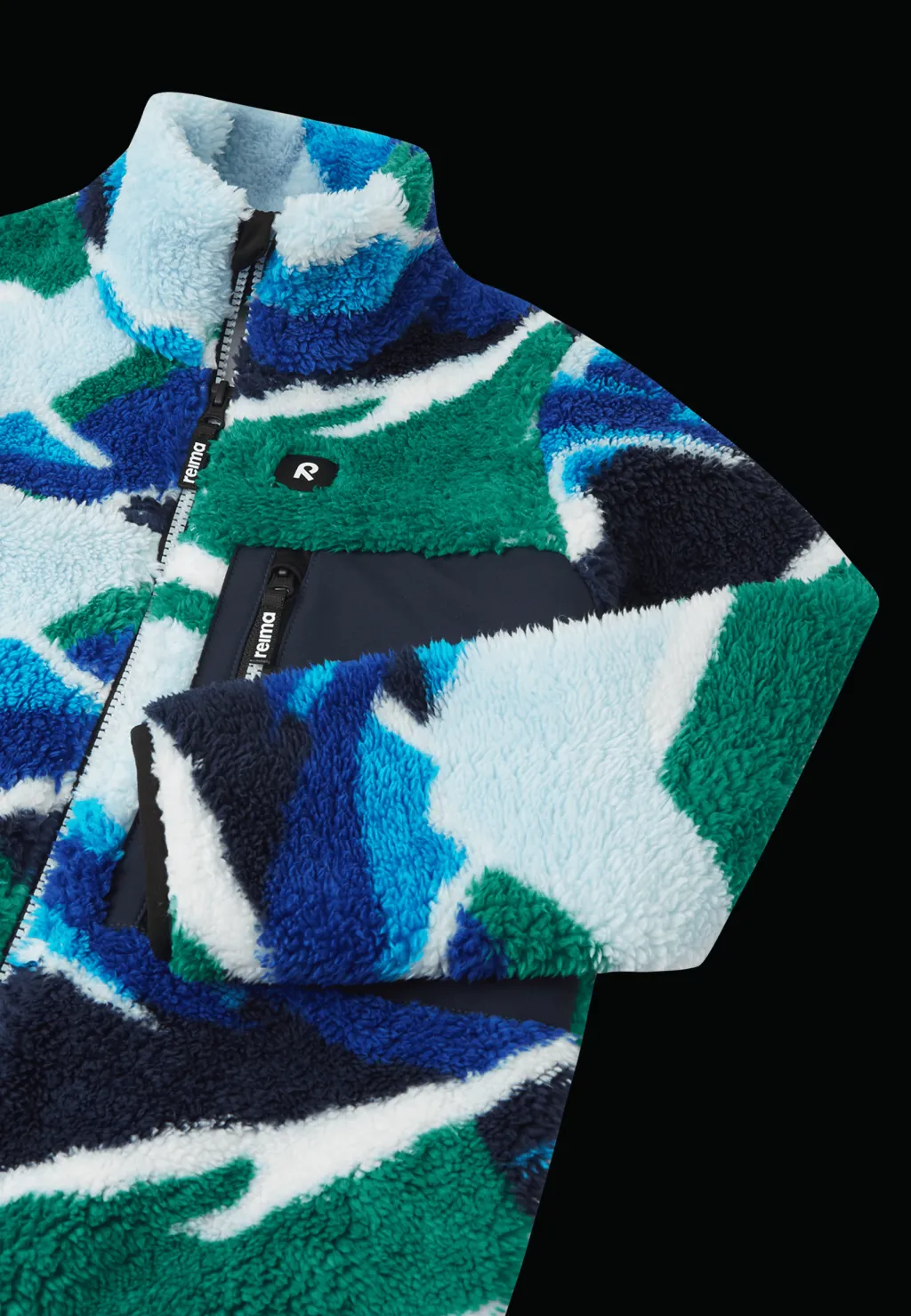 Turilas Sherpa Fleece Jacka Beige Deeper Green>Reima