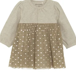 Tyllklänning Beige Melange>Minymo Best