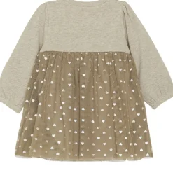 Tyllklänning Beige Melange><noscript><img width=