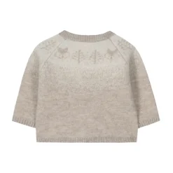 Ull Kashmir Stickad Vest Heather Sand><noscript><img width=
