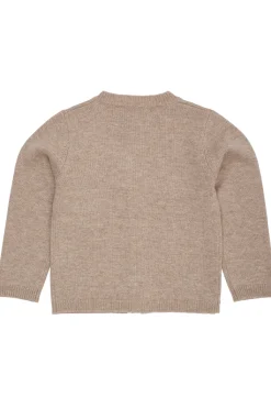 Ull Poplin Bow Cashmere Cardigan Sand Lavender>Copenhagen Colors Outlet