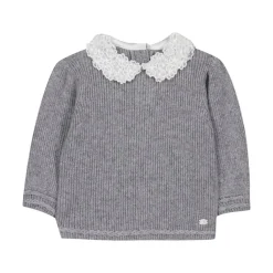 Ulltröja Heather Grey>Tartine et Chocolat Best
