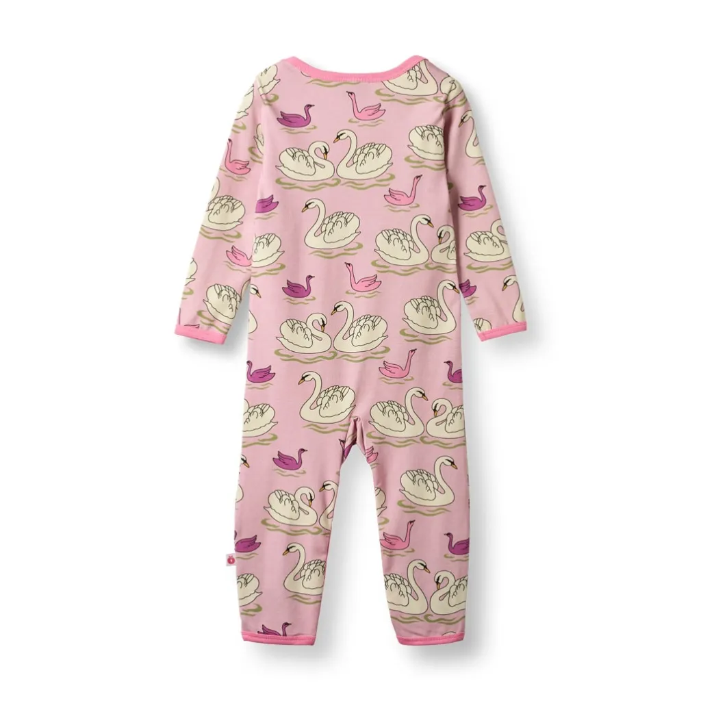 Ulm Långärmad Onesie Blush Cream>Småfolk Discount