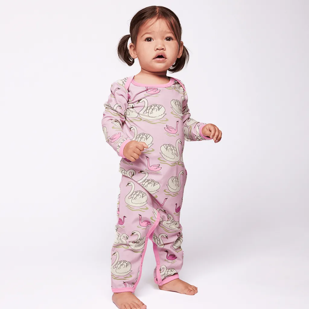 Ulm Långärmad Onesie Blush Cream>Småfolk Discount