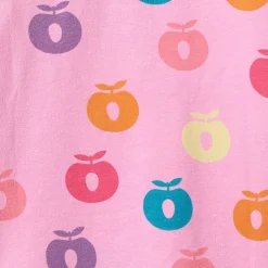 Ulm Long-Sleeved Baby Body with Apples Pink lilac><noscript><img width=
