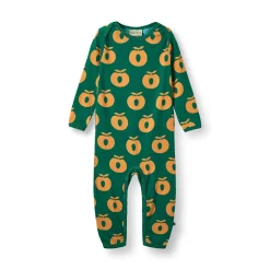 Ulm Long-Sleeved Baby Suit with Apples Cedar tree>Småfolk Clearance