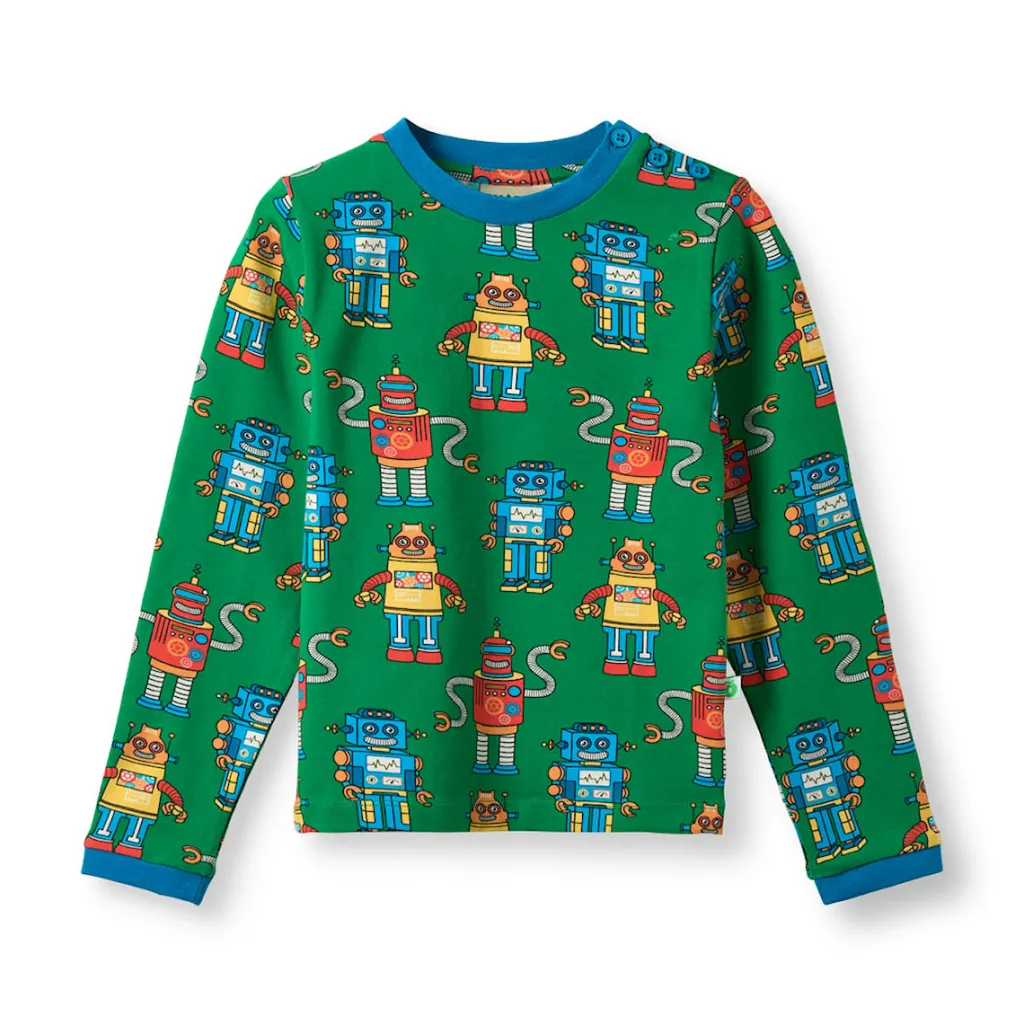 Umalin With Robots Långärmad T-shirt Lawn>Småfolk Online