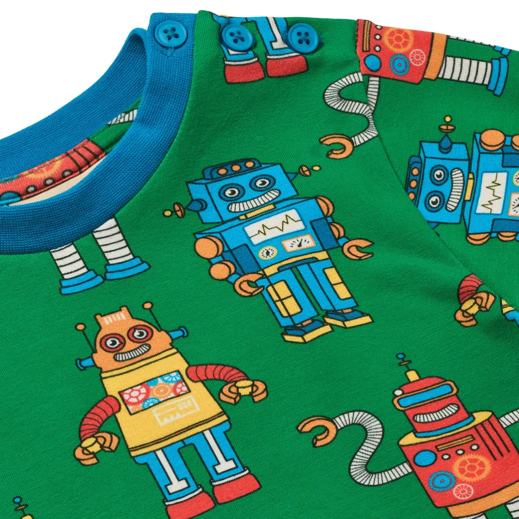 Umalin With Robots Långärmad T-shirt Lawn>Småfolk Online
