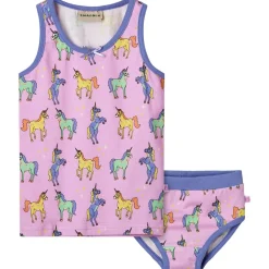 Unicorns Underkläder Set Pink Lavender>Småfolk Best