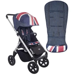Union Jack Mini Design Set Denimblått>Easywalker Clearance