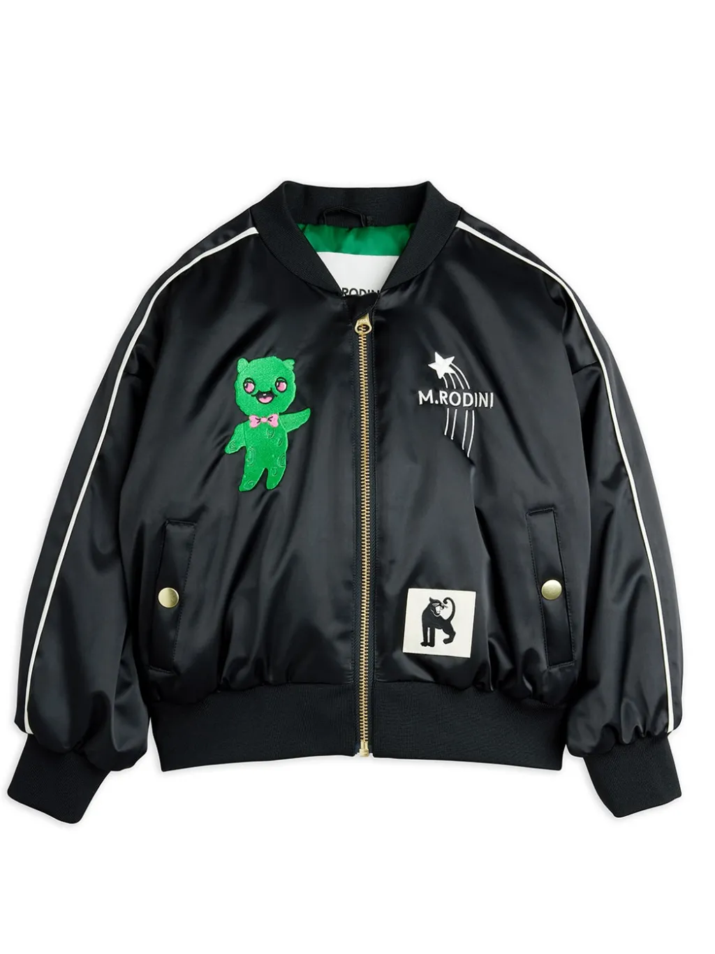 United Aliens Unlimited Baseballjacka I Satin Black>Mini Rodini Outlet