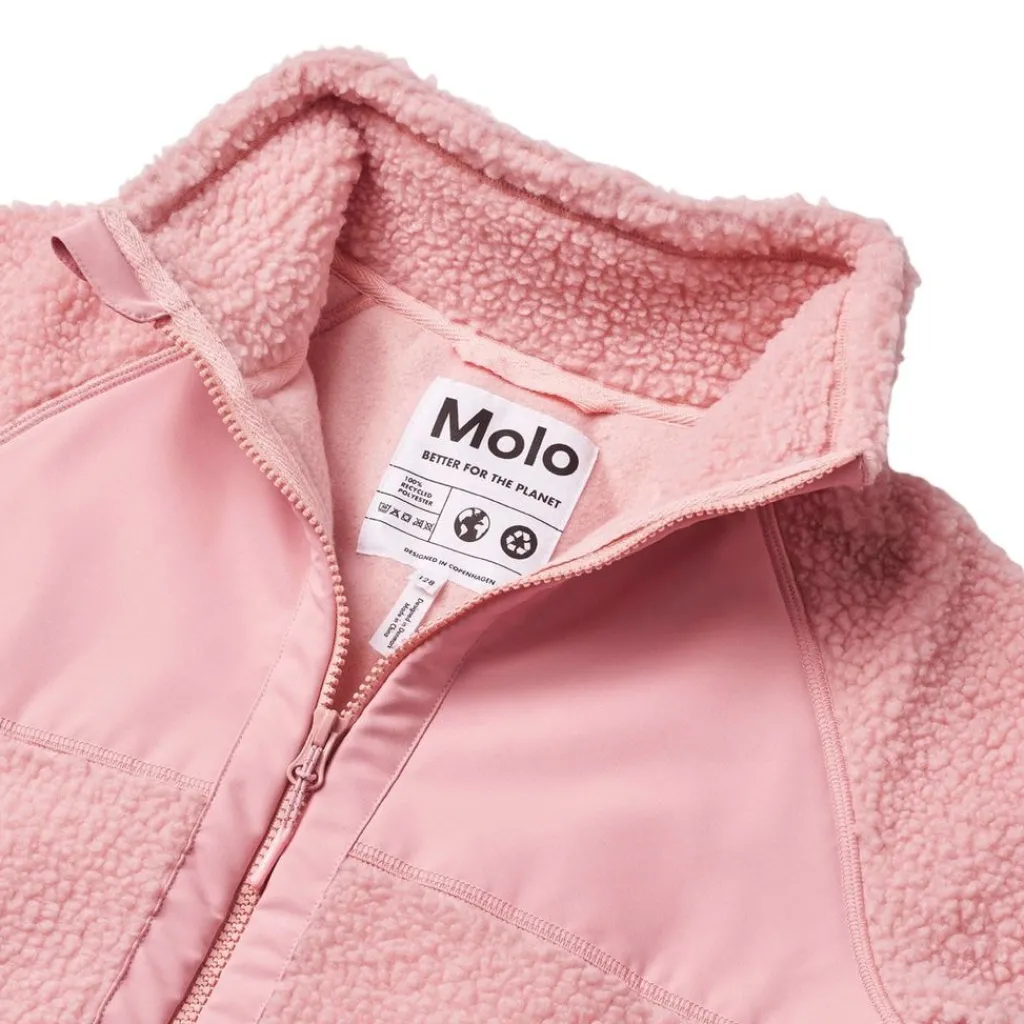 Usher Fleece Jacket Rosequartz>Molo Discount