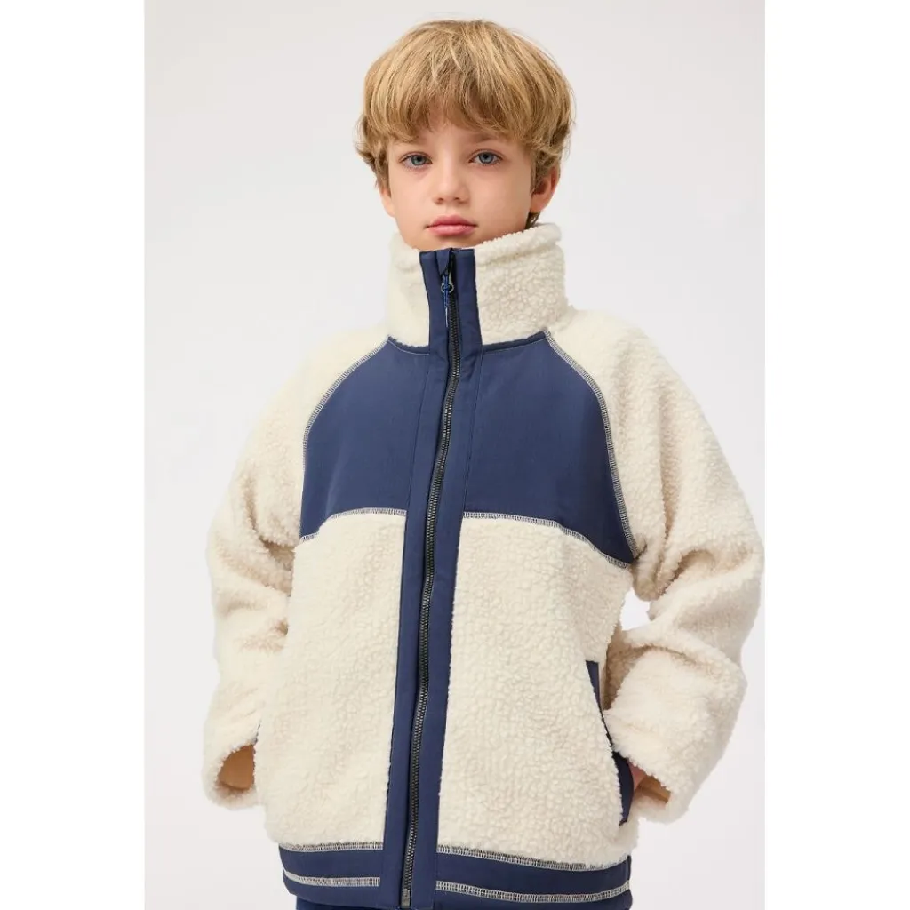 Usher Fleece Jacket Summer Sand>Molo New