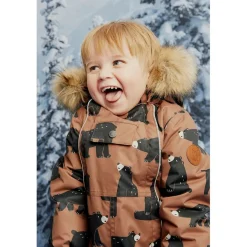 Val D'Isere Mönstrad Vinteroverall Black Bear><noscript><img width=