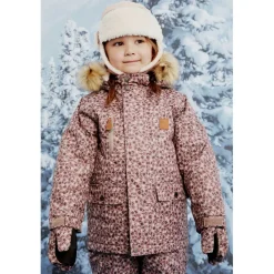 Val Thorens Blommig Parkas Lilac Flower>Kuling Online