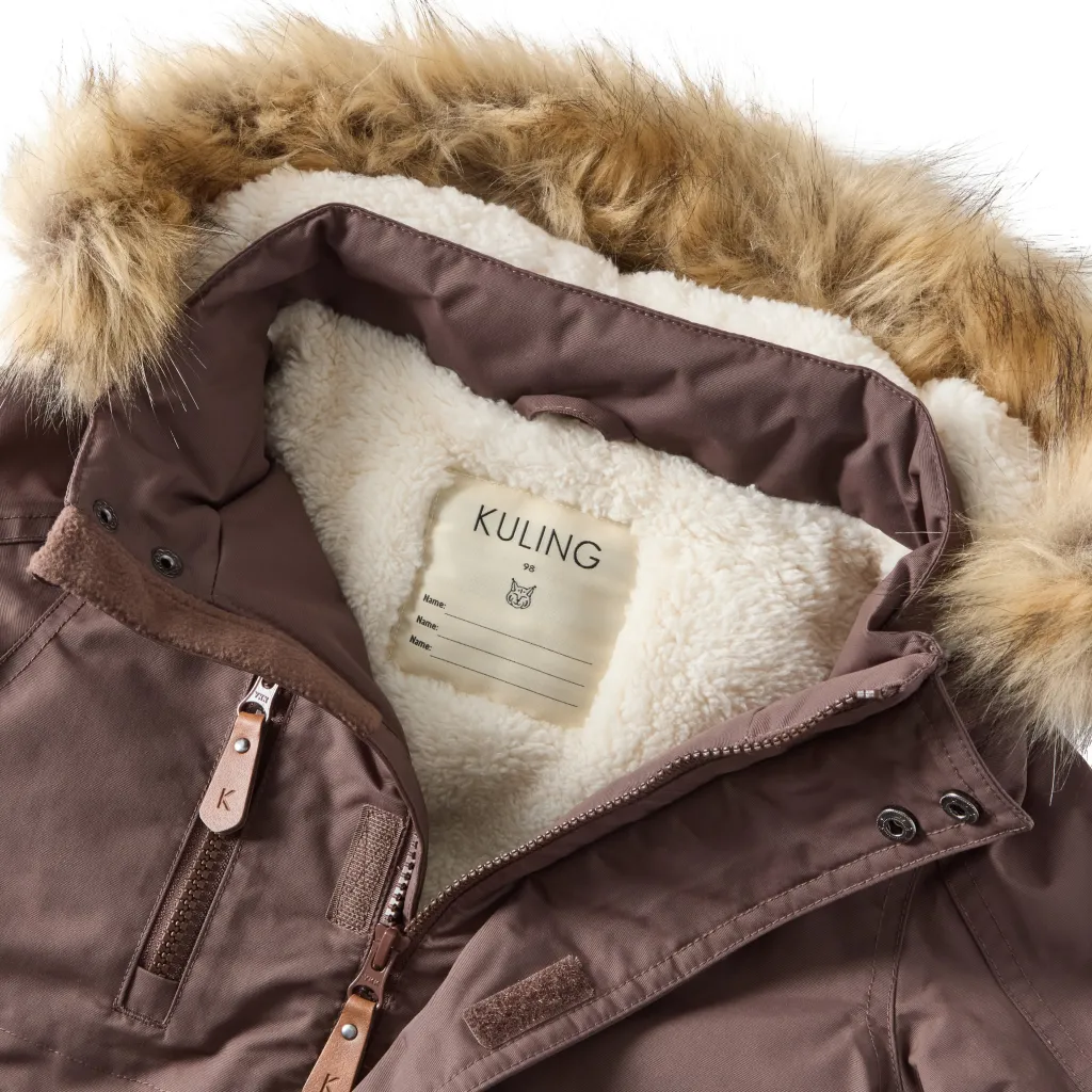 Val Thorens Parkas Brown>Kuling Clearance