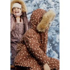 Val Thorens Prickig Parkas Brun>Kuling Hot