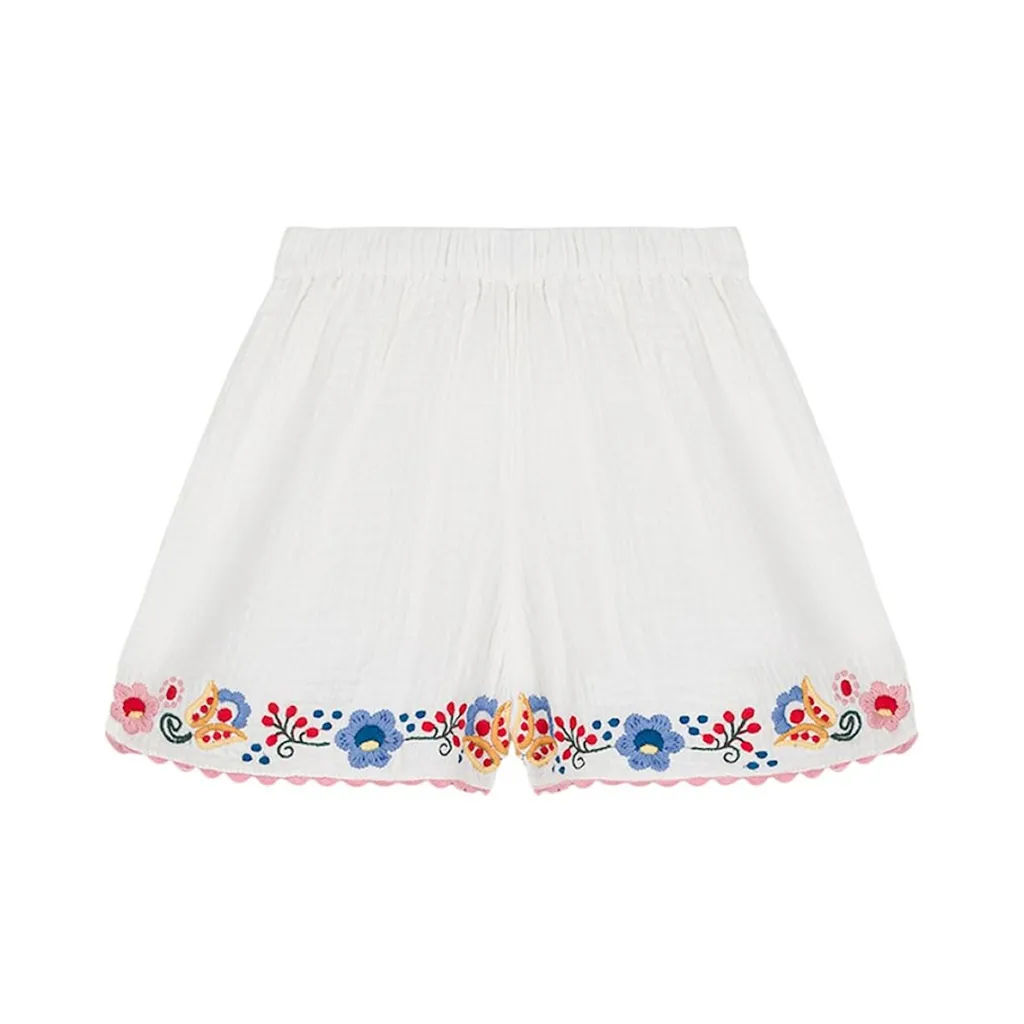 Vally Shorts White>Louise Misha