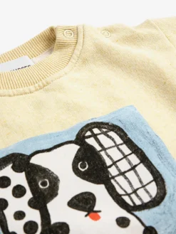 Van Dog Sweatshirt Yellow>Bobo Choses New