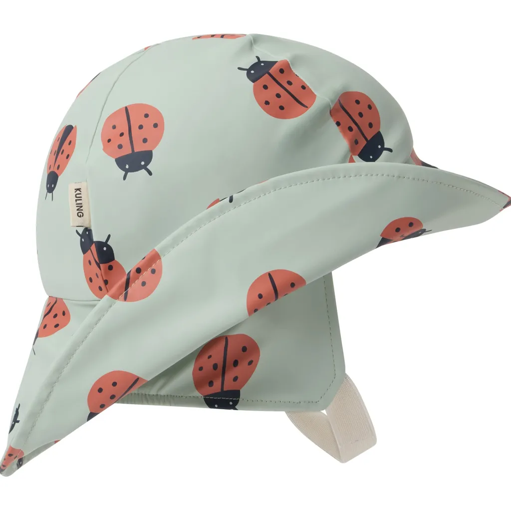 Vasa Regnhatt Pale Green Ladybug>Kuling Discount