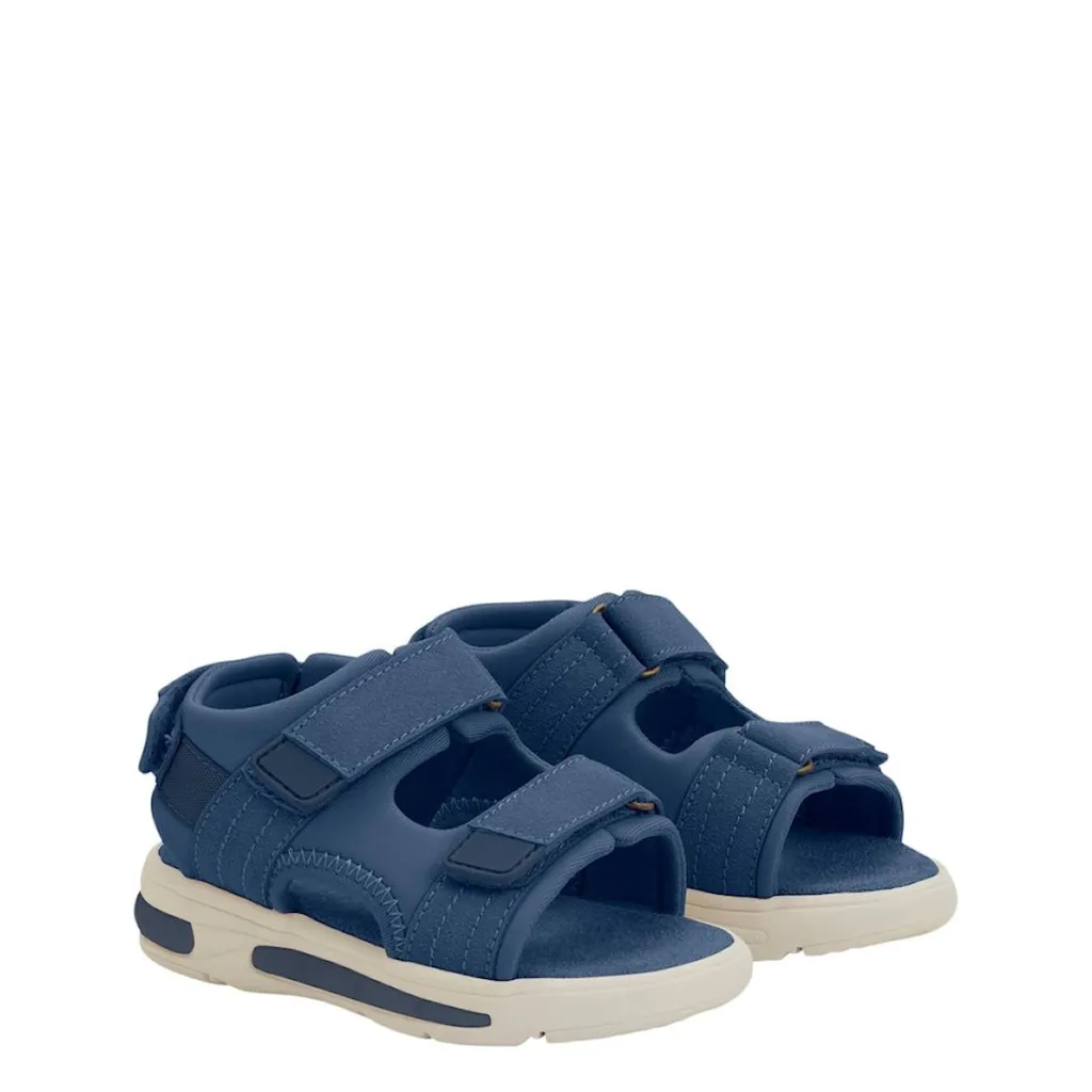 Velcro Blinkande Sandaler Vintage Indigo>EnFant