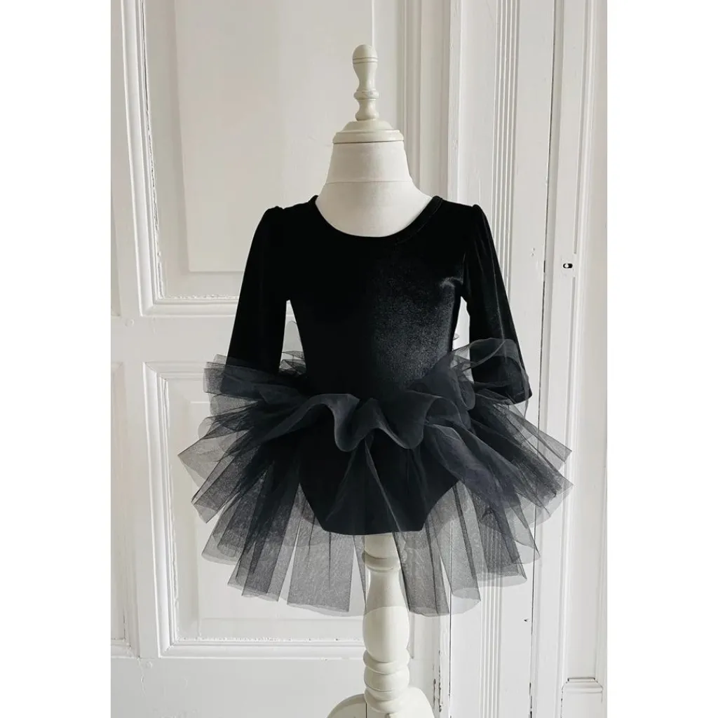 Velvet Planet Tutu Klänning Black>DOLLY by Le Petit Tom Outlet
