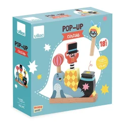 Pop-up-cirkus I Trä Aktivitetsleksak Multi>Vilac Discount
