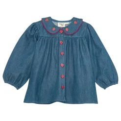 Vilma Blus Mid Blue Strawberry>Flöss Hot