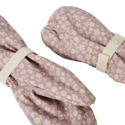 Vilnius Fodrade Regnvantar Purple Mauve Flower>Kuling Sale
