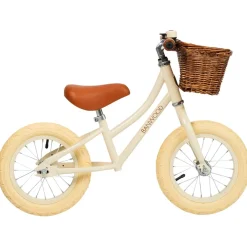 Vintage 12" Springcykel Gräddvit>Banwood Best