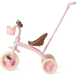 Vintage Trehjuling Med Föräldrahandtag Candy Pink>Stoy Discount