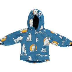 Vinterjacka Polar Bears Solid Blue>Småfolk