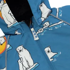 Vinterjacka Polar Bears Solid Blue>Småfolk