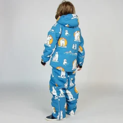Vinterjacka Polar Bears Solid Blue><noscript><img width=
