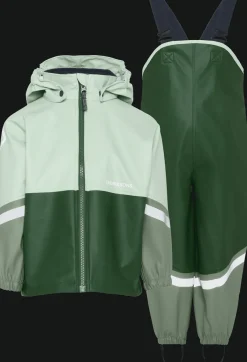 Waterman Kids 12 Regnställ Pine Green>Didriksons Sale