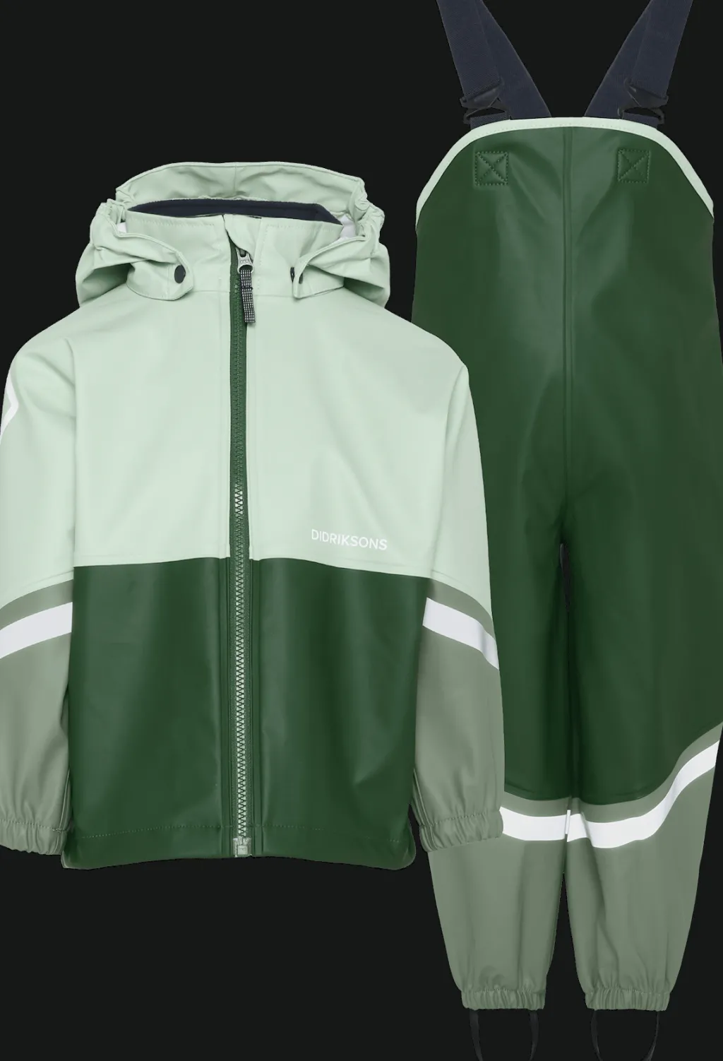 Waterman Kids 12 Regnställ Pine Green>Didriksons Sale