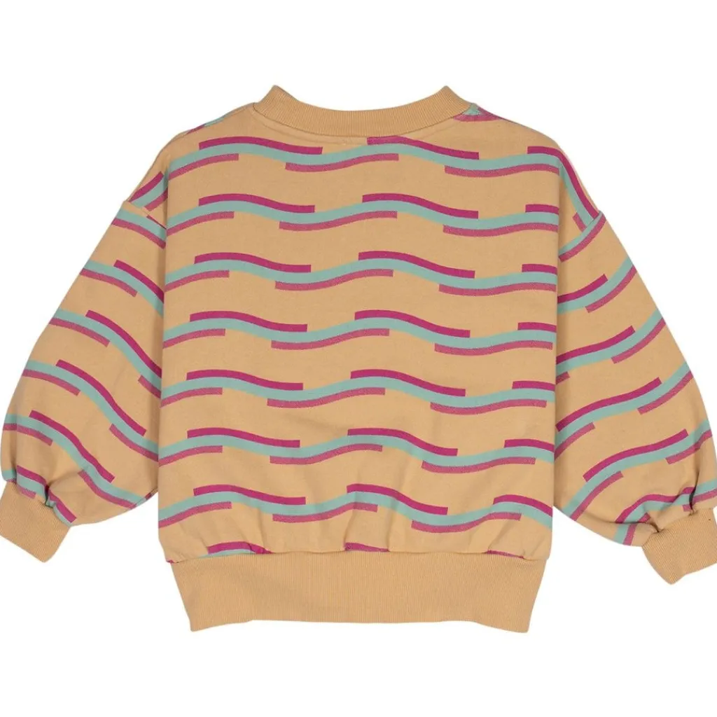 Wave Logo Tröja Sandfärgad>Wynken Discount