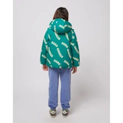 Wavy All Over Lätt Vadderad Anorak Green><noscript><img width=