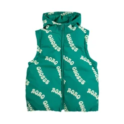 Wavy All Over Lätt Vadderad Anorak Green><noscript><img width=