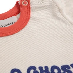 Wavy Baby T-shirt Offwhite>Bobo Choses Sale