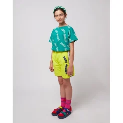 Wavy Träningsoverall Shorts Light Yellow>Bobo Choses Outlet