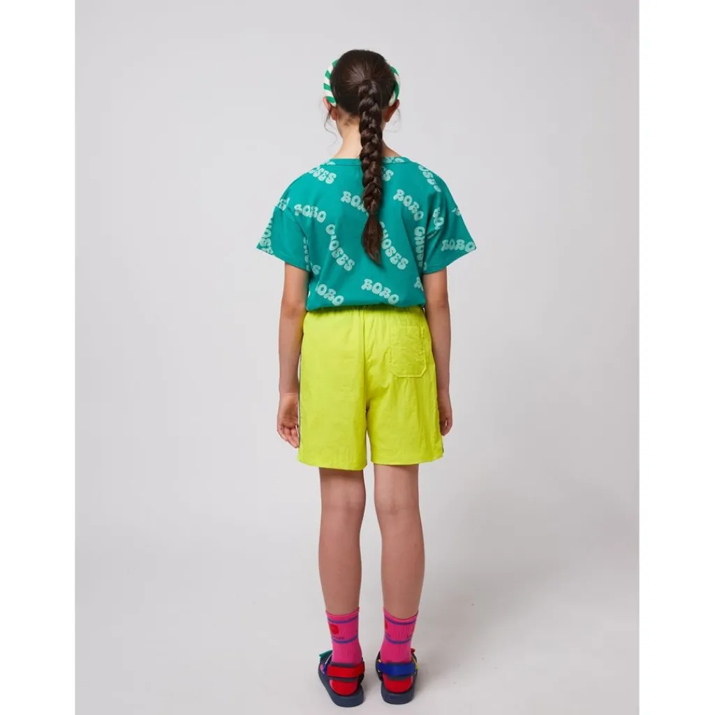 Wavy Träningsoverall Shorts Light Yellow>Bobo Choses Outlet