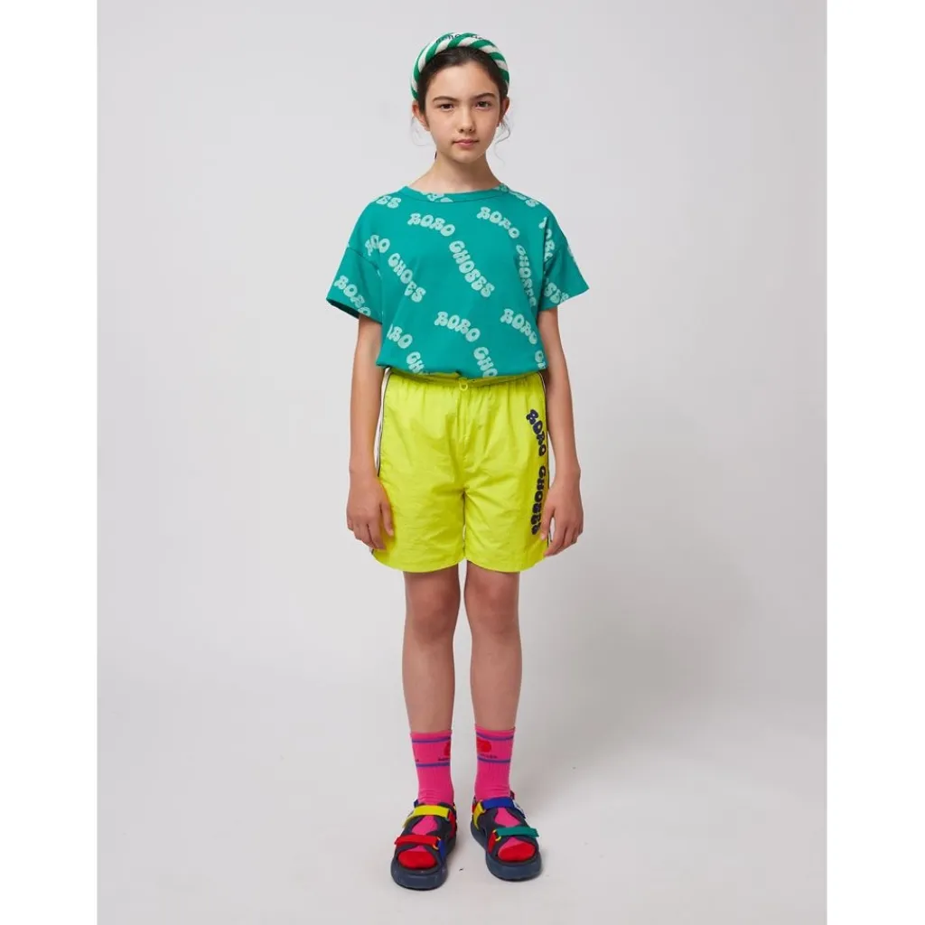 Wavy Träningsoverall Shorts Light Yellow>Bobo Choses Outlet