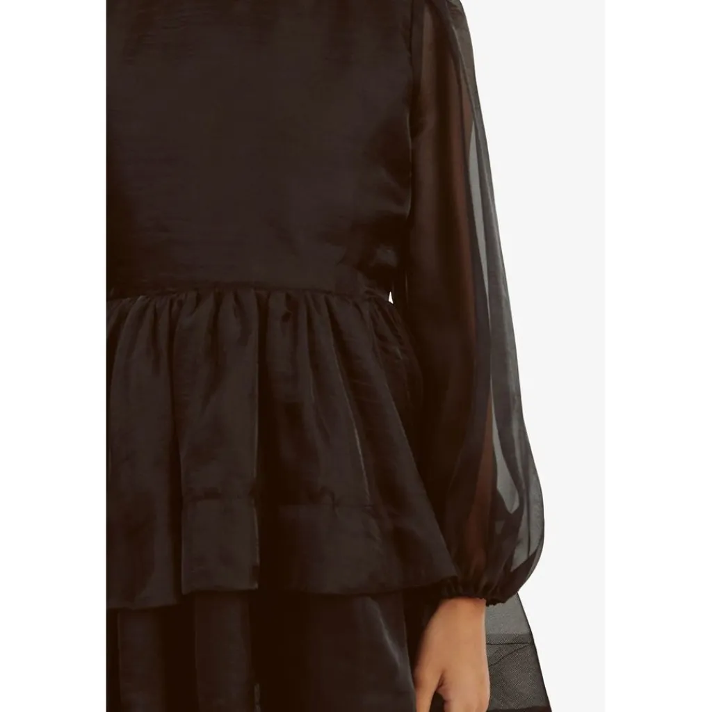 Wednesday Organza Klänning Black>Bardot Junior Discount