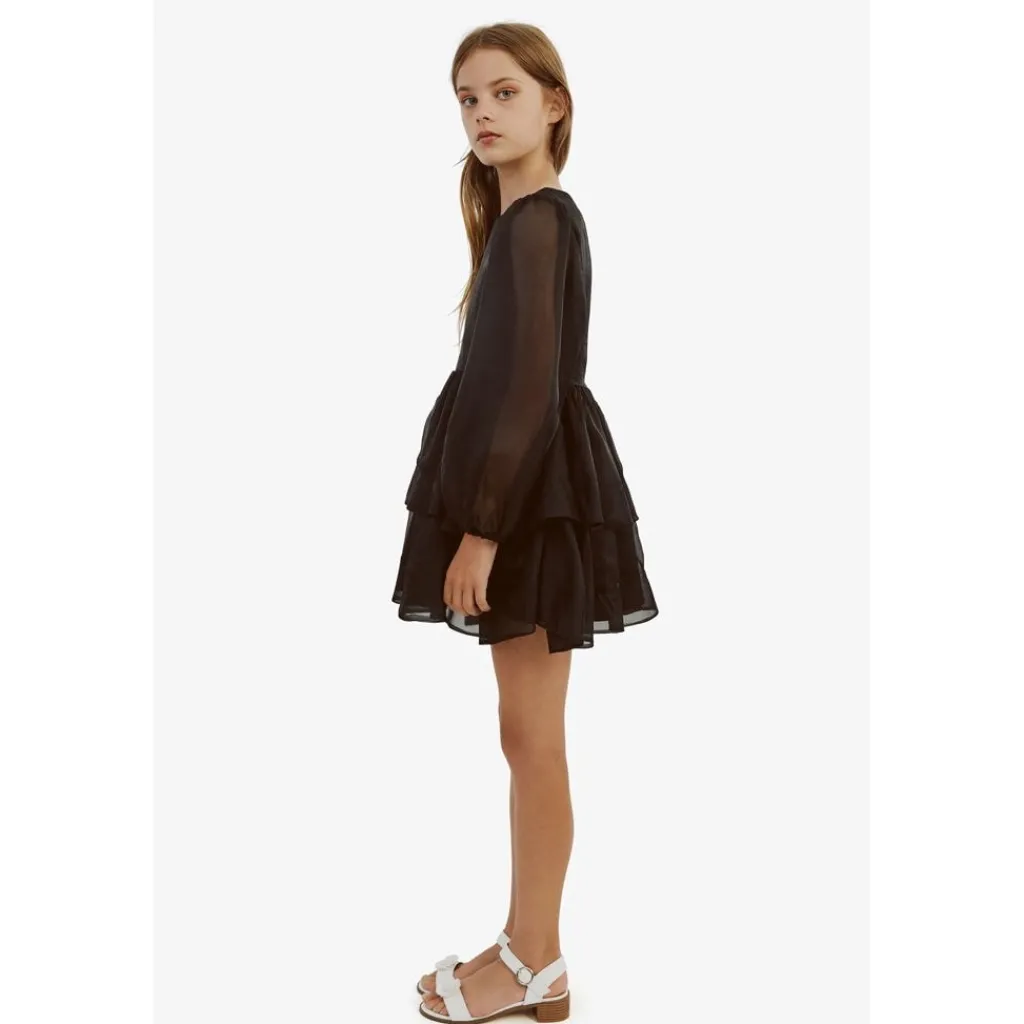 Wednesday Organza Klänning Black>Bardot Junior Discount