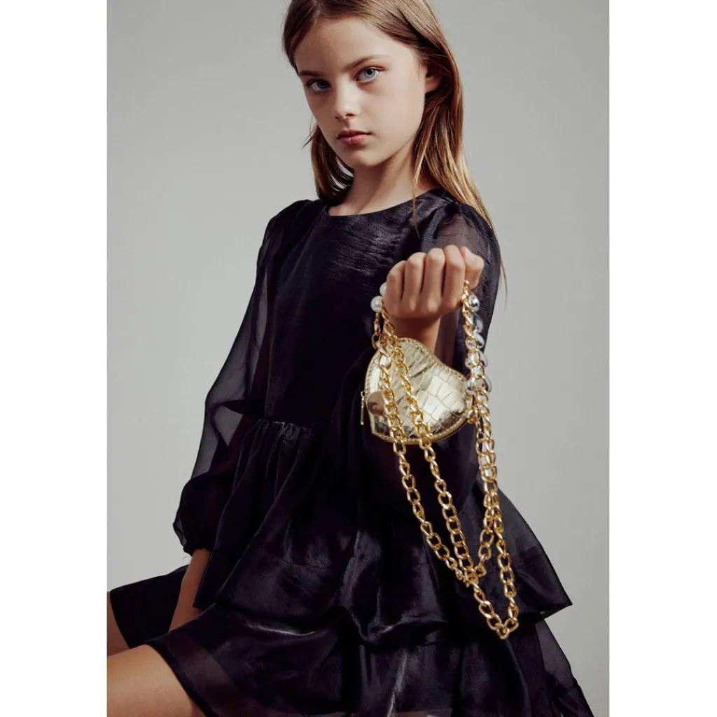 Wednesday Organza Klänning Black>Bardot Junior Discount
