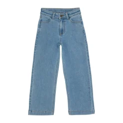 Wide Loose Fit Jeans Light Dusty Blue>Minymo New